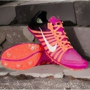 Nike Men's‎ Zoom D Distance Racing Track Shoes Cleats 819164-601 Pink Size 11.5